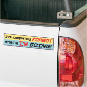 Grappig over de Bumpersticker. Bumpersticker (Op Truck)