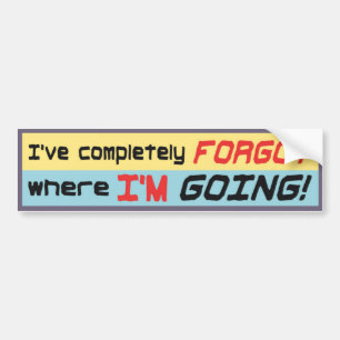 Grappig over de Bumpersticker. Bumpersticker