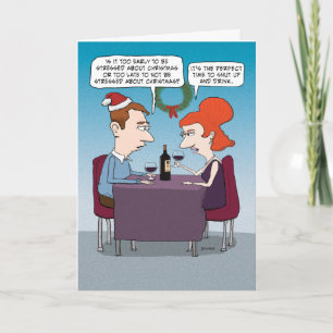 Grappig over Kerstmis Feestdagen Kaart