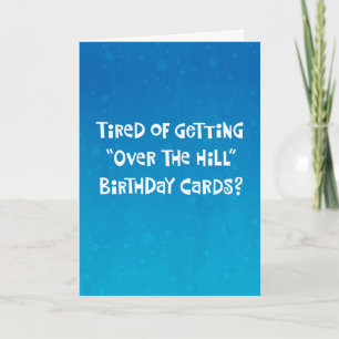 Grappig "Over the Hill" 59e verjaardag Kaart