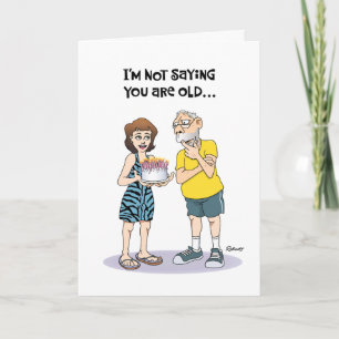Grappig "Over the Hill" 64ste verjaardag Kaart