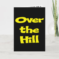 Grappig over the Hill Birthday uitnodigingen