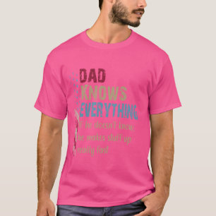 Grappig overhemd Papa weet alles - Opa Gift T-shirt