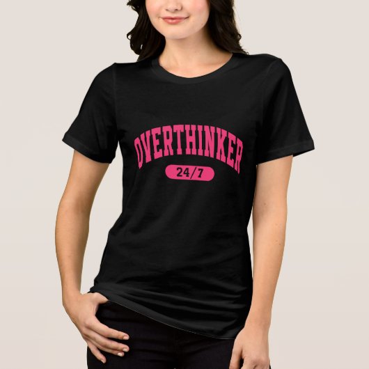 Grappig Overthinker T-shirt (Voorkant)