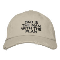Grappig "Pa is het Man met het plan", beige Tan