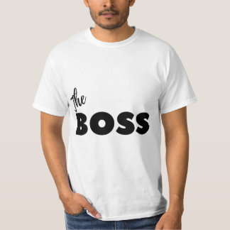 Grappig paar Shirt Boss Mannen