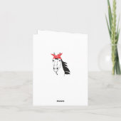 Grappig Paard die aan Je Denkt, Hallo, Mis Je Kaart (Achterkant)