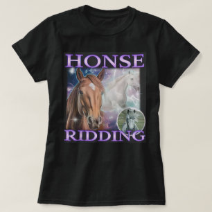 Grappig Paard Meme Mannen Vrouwen T-shirt