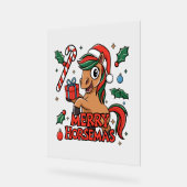 Grappig Paard Merry Horsemas Acryl Bord (Hoek)