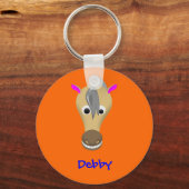 Grappig paard sleutelhanger (Voorkant)