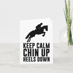 Grappig Paardrijden Gift Meisjes Cool Chin Up Hier Kaart