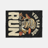 Grappig paddenstoelenontwerp dat je kunt verbergen fleece deken (Voorkant (Horizontaal))