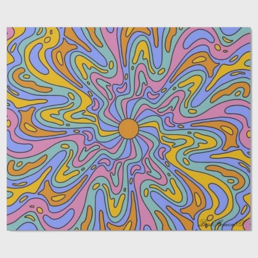 grappig pakpapier (Vlak)