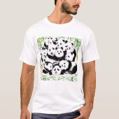 Grappig Panda T-shirt (Voorkant)