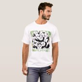 Grappig Panda T-shirt (Voorkant volledig)