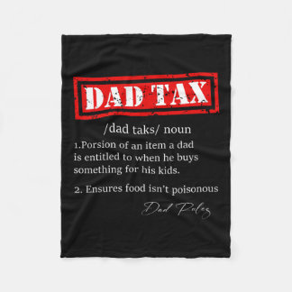 Grappig Pap Belasting Definitie Sarcastisch Vaderd Fleece Deken
