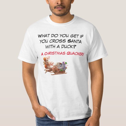 Grappig pap kerstfeest T-shirt (Voorkant)