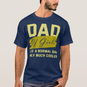 Grappig pap van meisjes vader Koeler Daughters Lov T-shirt