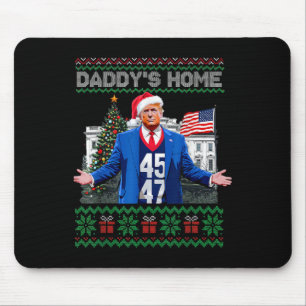 Grappig Papa's Home Trump Lelijke Kersttrui XM Muismat