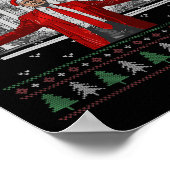 Grappig Papa's Home Trump Lelijke Kersttrui XM Poster (Hoek)