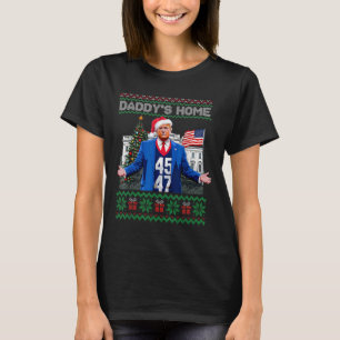 Grappig Papa's Home Trump Lelijke Kersttrui XM T-shirt