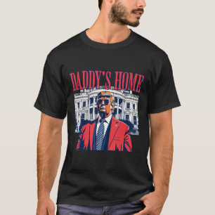 Grappig papa's huis Trump Pink 2024 Take America B T-shirt