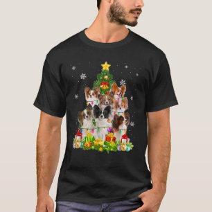 Grappig Papillon Kerstboom Grappig Hondenliefhebbe T-shirt
