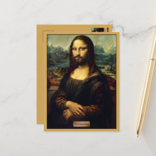 Grappig, Parodie Da Vinci Kunst Briefkaart