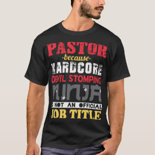 Grappig PASTOR Job Titel Gift T-shirt