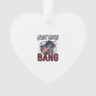 Grappig Patriottisch Knaller Vintage 4 juli T-shir Ornament