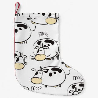 Grappig patroon met kinderlijke dieren.  clip- kleine kerstsok