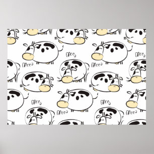 Grappig patroon met kinderlijke dieren.  clip- poster