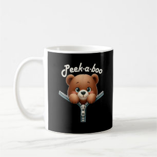 Grappig - Peekabo - Beer Koffiemok