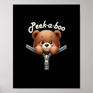 Grappig - Peekabo - Beer Poster