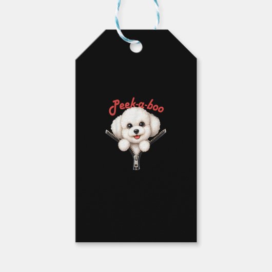 Grappig - Peekaboo Halloween Cadeaulabel (Voorkant)