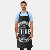 Grappig pensioen 2024 schort (Gedragen)