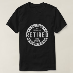 Grappig pensioen 2024 t-shirt