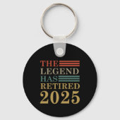 Grappig pensioen De Legende is met pensioen gegaan Sleutelhanger (Voorkant)