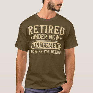 Grappig Pensioen Design Mannen Vader Met Pensioen T-shirt