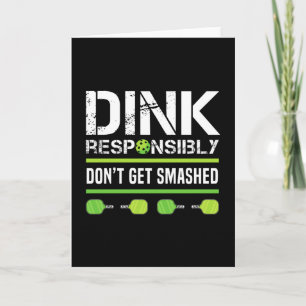 Grappig Pensioen Pickleball Cadeau Dink Kaart