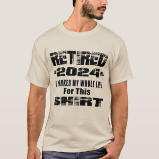 Grappig pensioen t shirten voor gepensioneerde ma t-shirt