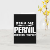 Grappig Pernil Lover Meat Kaart (Gele Bloem)