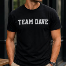 Grappig Persoonlijk Aangepast Team Dave Verjaardag
