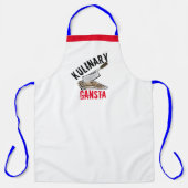 Grappig persoonlijk BBQ-cadeau - Hip Kulinary Gang Schort (Voorkant)