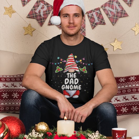 Grappig persoonlijk kerstgepersonaliseerd koepel t-shirt