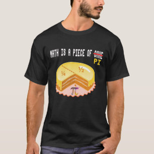 Grappig Pi Day Gift-Wiskunde is een stuk snoek T-shirt