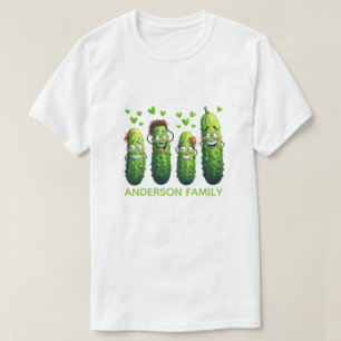 Grappig Pickle Kostuum Familie Reünie T-shirt