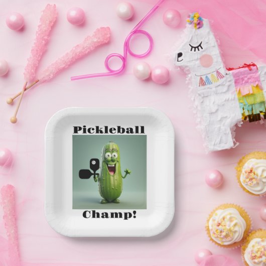 Grappig Pickleball Champ Papier Bord (Feest)