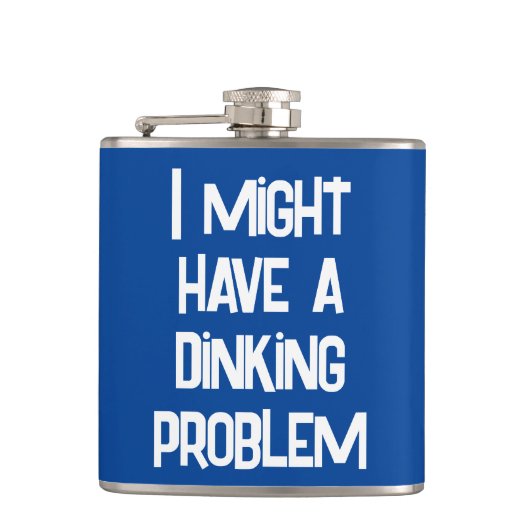 Grappig pickleball, ik heb misschien een drankprob heupfles (Voorkant)