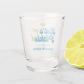 Grappig Pickleball Party Get Pickled Personalized Shot Glas (Achterkant)